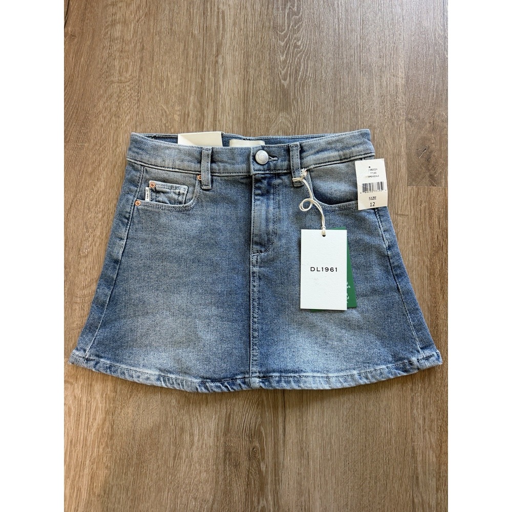 NEW DL1961 Girls Size 12 Jenny Mini Jupe Denim Jean Skirt DL